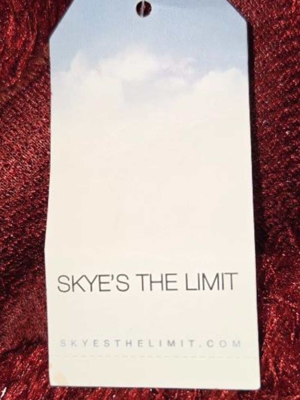 Skye's The Limit Red Eyelash Fuzzy Knit Sweater - Picture 7 of 7